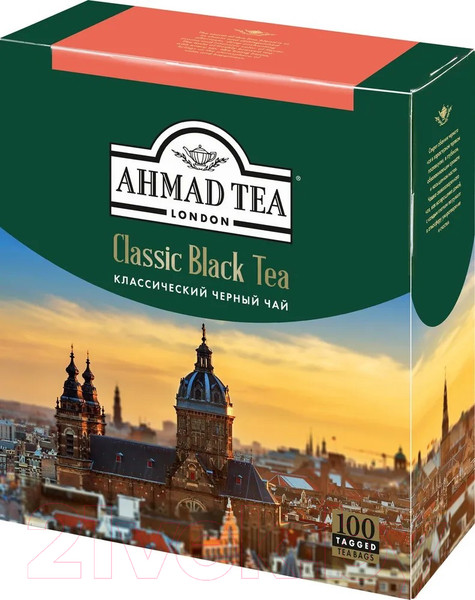 Изображение товара Чай пакетированный Ahmad Tea Классический черный (100пак)
