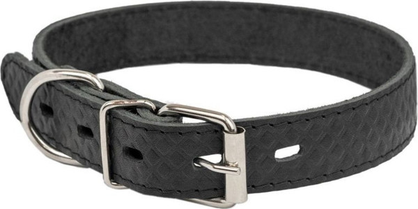 Изображение товара Ошейник Homepet Ромбы 20мм 23-33см / 83993 (черный)