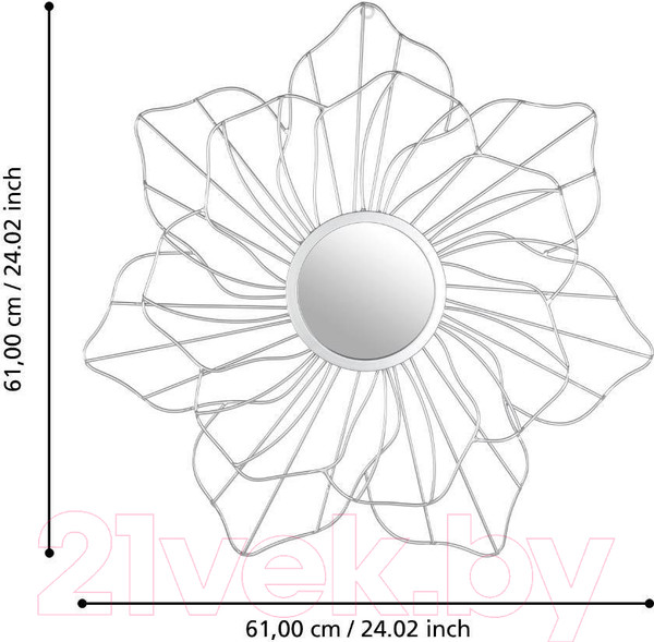 Изображение товара Зеркало декоративное Eglo Esashi 425031 (сталь/зеркало, хром)