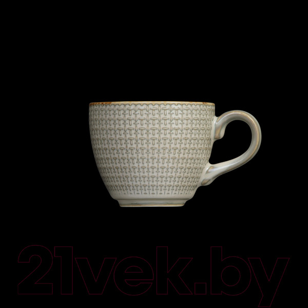 Изображение товара Чашка с блюдцем Corone Alveare HS179488 / фк9512 (бежевый)