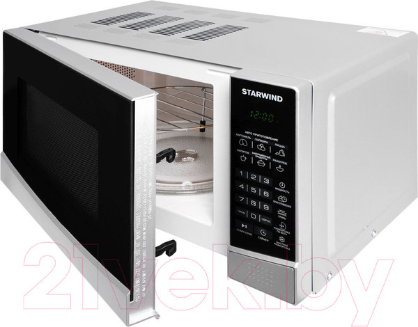 Изображение товара Микроволновая печь StarWind SMW3120 (серебристый/черный)