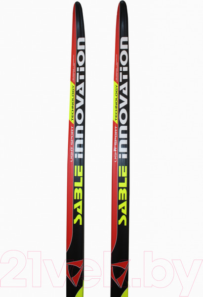 Изображение товара Комплект беговых лыж STC 0075 195/155 +/-5см (желтый)