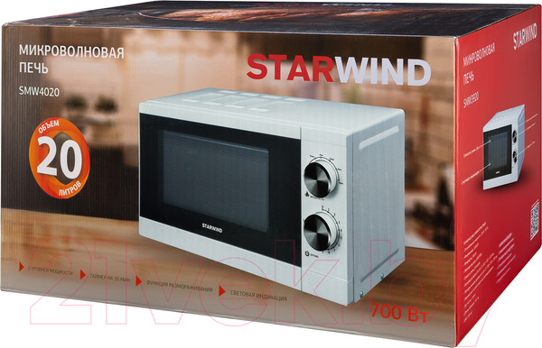 Изображение товара Микроволновая печь StarWind SMW4020 (белый)