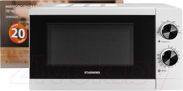 Изображение товара Микроволновая печь StarWind SMW4020 (белый)
