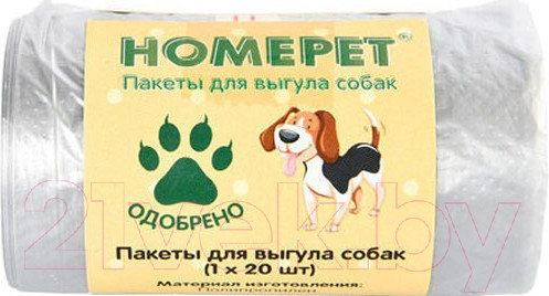 Изображение товара Пакеты для выгула собак Homepet 80538 (20шт)