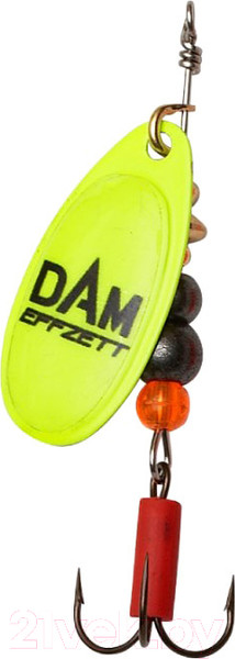 Изображение товара Блесна DAM FZ Fluo Spinner 6 / 60697 (желтый)