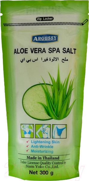 Изображение товара Скраб для тела Siam Yoko Argussy Aloe Vera Spa Salt (300г)