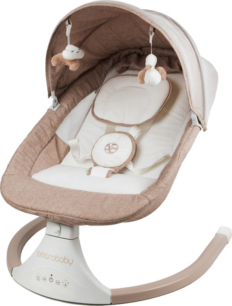 Изображение товара Детский шезлонг Amarobaby Lucky Swing / AB23-22LUCKY/03 (бежевый)