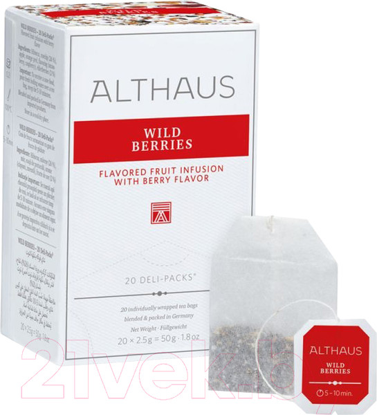 Изображение товара Чайный напиток Althaus Deli Packs Дикие ягоды (20x2.5г)
