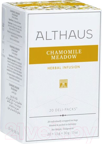 Изображение товара Чайный напиток Althaus Deli Packs Ромашковый Луг (20x1.75г)