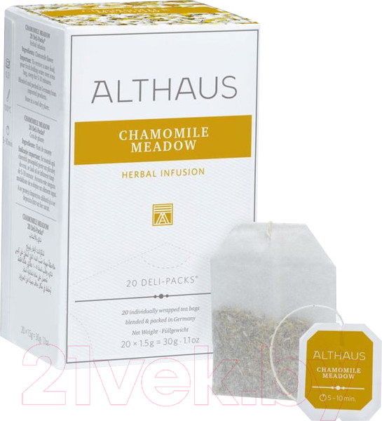 Изображение товара Чайный напиток Althaus Deli Packs Ромашковый Луг (20x1.75г)
