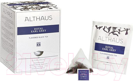 Изображение товара Чай пакетированный Althaus Pyra Pack Royal Earl Grey (15x2.75г)