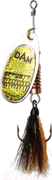 Изображение товара Блесна DAM FZ Standard Dressed Spinner 6 S / 60572 (Reflex Gold)