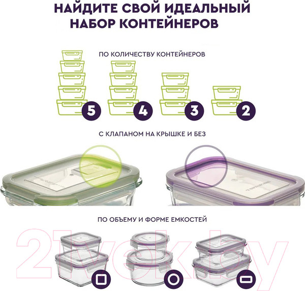 Изображение товара Набор контейнеров Eley ELSTH009P