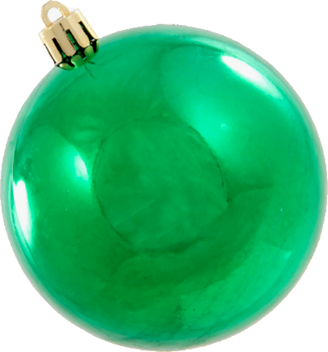 Изображение товара Шар новогодний GreenTerra 150мм Глянцевый (зеленый)