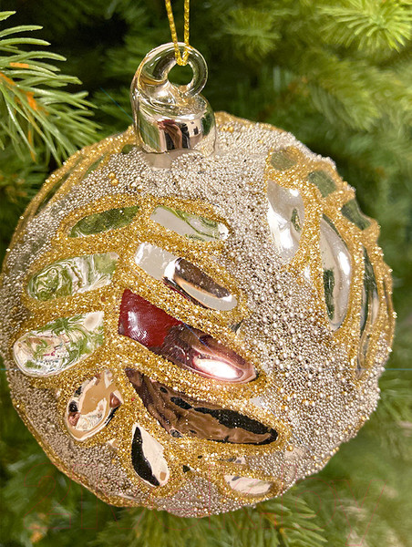 Изображение товара Шар новогодний Shishi 63540 (10см)