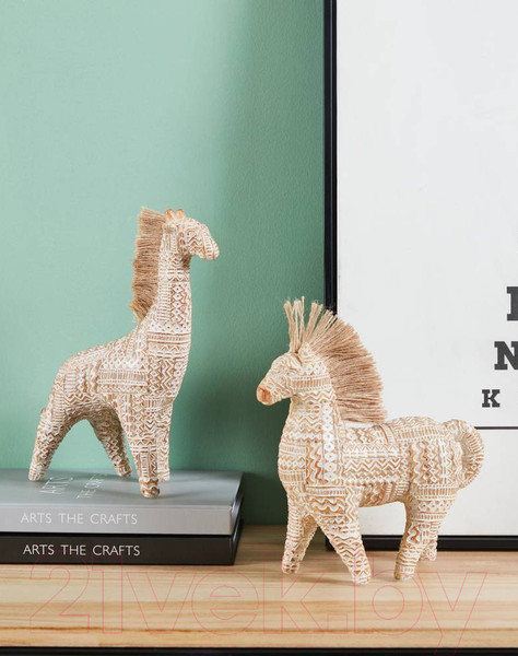 Изображение товара Статуэтка Eglo Ishikari Жираф 427244 (полирезин, коричневый/белый/золото)