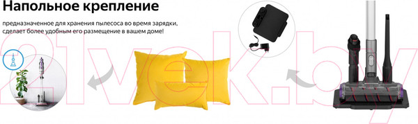 Изображение товара Вертикальный пылесос Weissgauff V18 BLDC Turbo Soft Brush