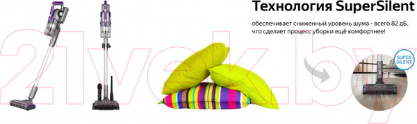 Изображение товара Вертикальный пылесос Weissgauff V18 BLDC Turbo Soft Brush