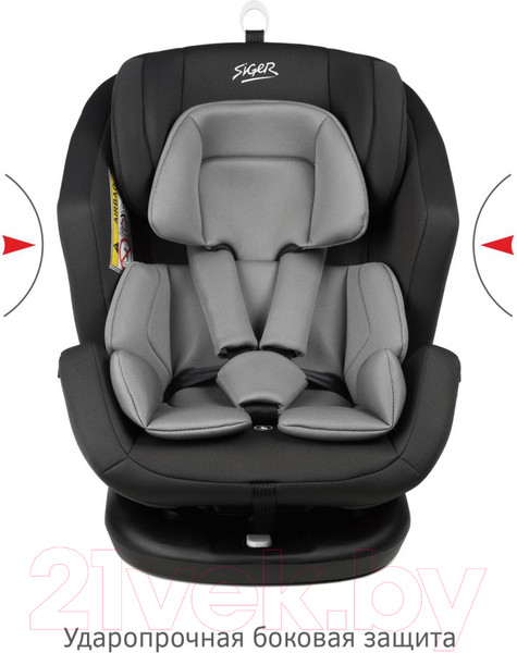 Изображение товара Автокресло Siger Ультра Isofix / KRES3912 (антрацит/серый)