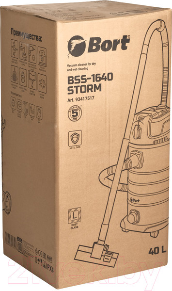 Изображение товара Профессиональный пылесос Bort BSS-1640-STORM (93417517)