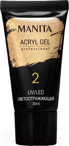 Изображение товара Акригель Manita Professional №02 светоотражающий (30мл)