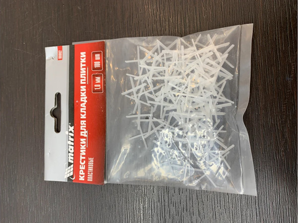 Изображение товара Крестики для укладки плитки Matrix 88082 (100шт)