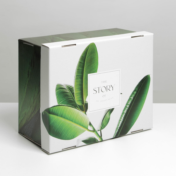 Изображение товара Коробка подарочная Дарите счастье Листья / 6987643