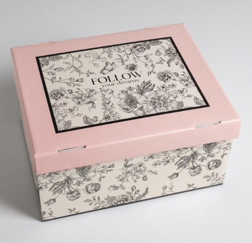 Изображение товара Коробка подарочная Дарите счастье Цветы / 5306138