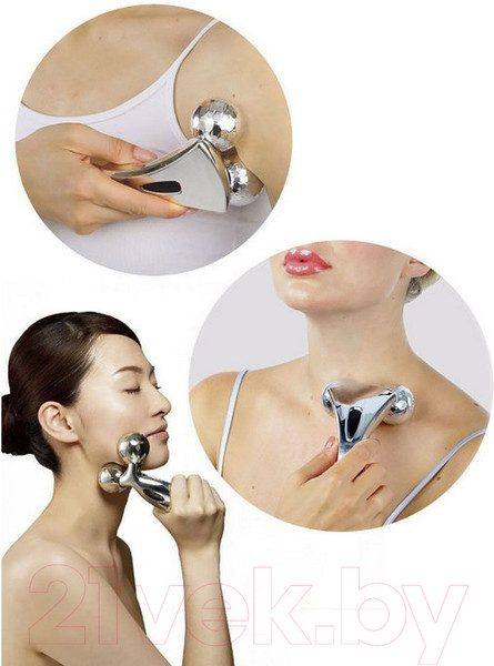 Изображение товара Массажер механический для лица Nail Art 3D XC-200 (серебристый)