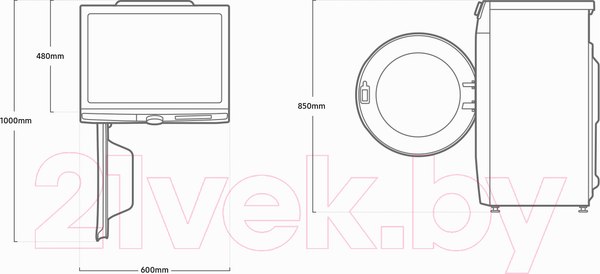 Изображение товара Стиральная машина Samsung WW80AG6S28AELP