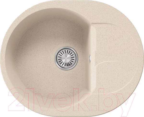 Изображение товара Мойка кухонная Polygran Atol-620 (кремовый)