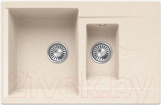 Изображение товара Мойка кухонная Polygran Brig 770 (кремовый)