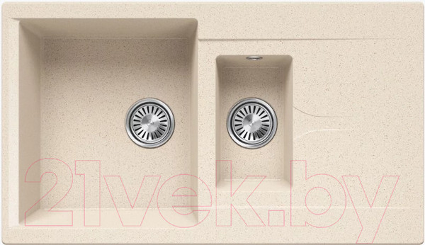 Изображение товара Мойка кухонная Polygran Brig 870 (кремовый)