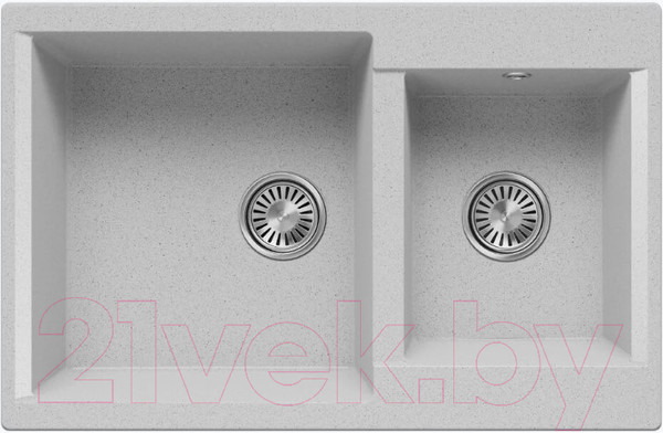 Изображение товара Мойка кухонная Polygran Brig 772 (светло-серый)