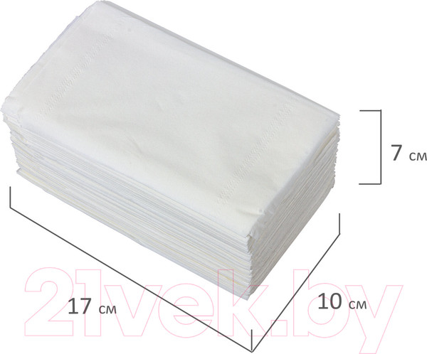 Изображение товара Бумажные салфетки Laima Premium / 112510 (белый)