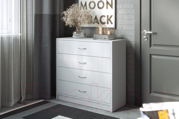 Изображение товара Комод Involux Престон 226T002 (белый структурный)