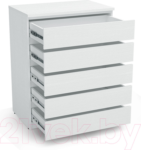 Изображение товара Комод Involux Престон 226T003 (белый структурный)