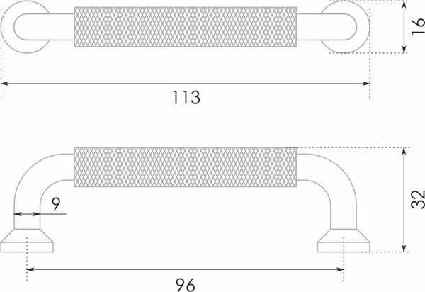 Изображение товара Ручка для мебели Boyard Bond RS324BAZ.4/96