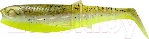 Мягкая приманка Savage Gear Cannibal Shad Green Pearl Yellow / 77162 — фото 3