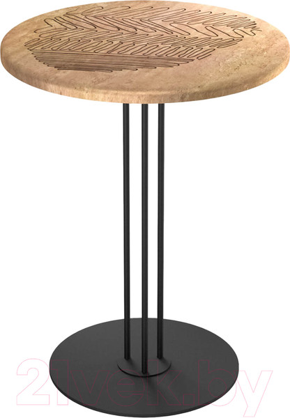 Изображение товара Журнальный столик Sheffilton SHT-CT44-1/H43 (тирион/черный муар)