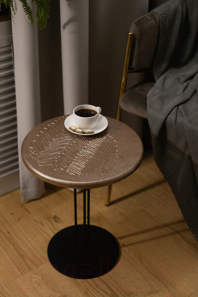 Изображение товара Журнальный столик Sheffilton SHT-CT44-1/H43 (тирион/черный муар)