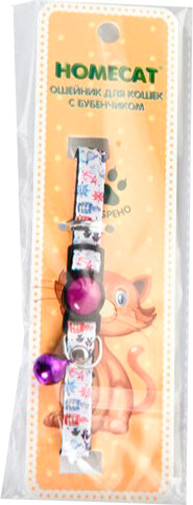 Изображение товара Ошейник Homecat Рыбки с бубенчиком / 81279 