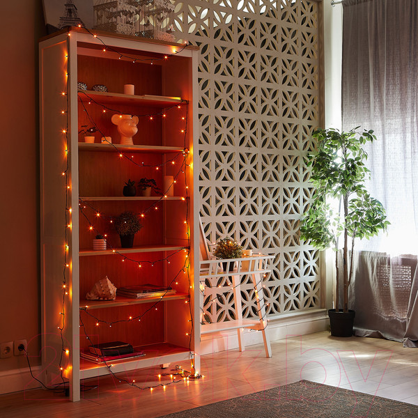 Изображение товара Светодиодная гирлянда Uniel ULD-S2000-200/DGA / UL-00010894 (янтарный)