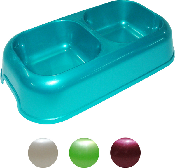 Изображение товара Миска для животных Homepet Двойная / 71338 (2x350мл)
