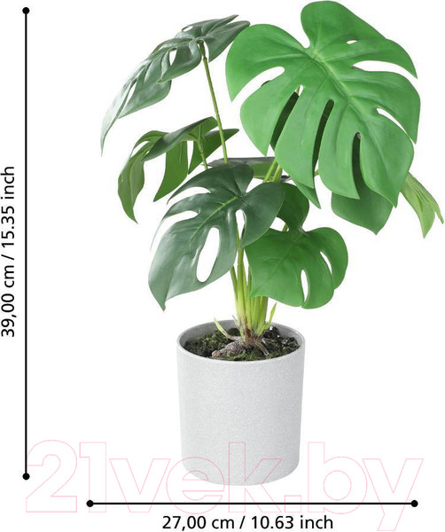 Изображение товара Искусственное растение Eglo Tobetsu 428017 (пластик, серый)