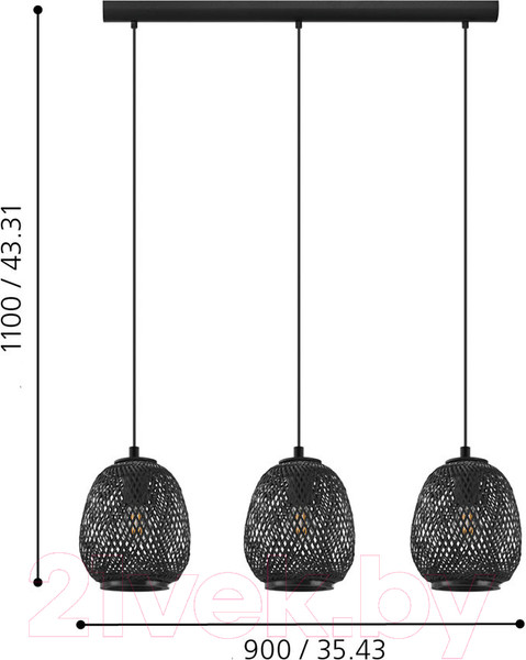 Изображение товара Потолочный светильник Eglo Dembleby 43266