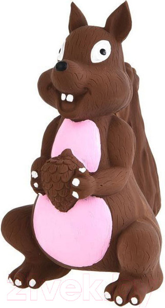 Изображение товара Игрушка для собак Homepet Bubble Белка с пищалкой латекс / 72533