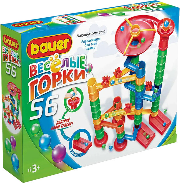 Изображение товара Конструктор кинетический Bauer Веселые горки / 583 