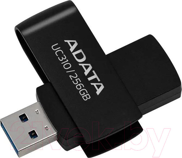 Изображение товара USB flash накопитель A-data UC310 256GB (UC310-256G-RBK)